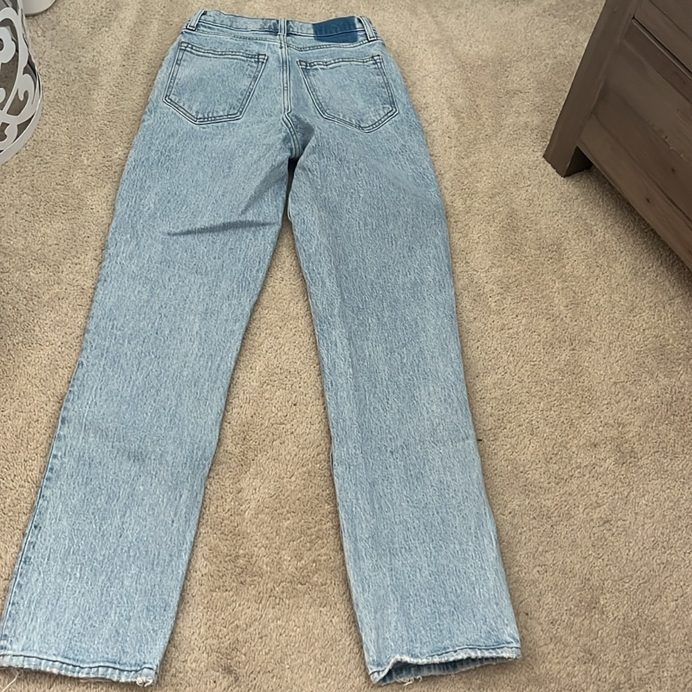 A&F the ‘90s straight ultra high rise CURVE LOVE 00/24 R